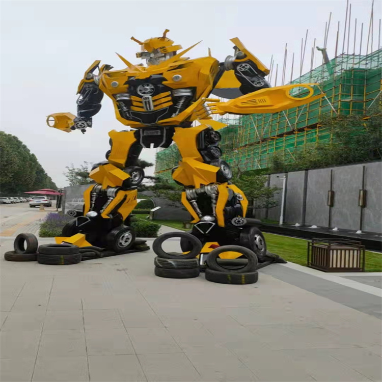 铁艺变形金刚模型出租 各种高度变形金刚现货出租出售