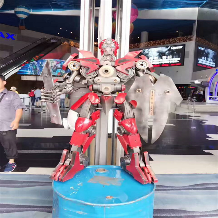 铁艺变形金刚模型出租 各种高度变形金刚现货出租出售
