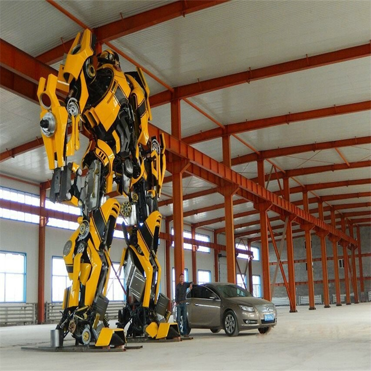 铁艺变形金刚模型出租 各种高度变形金刚现货出租出售