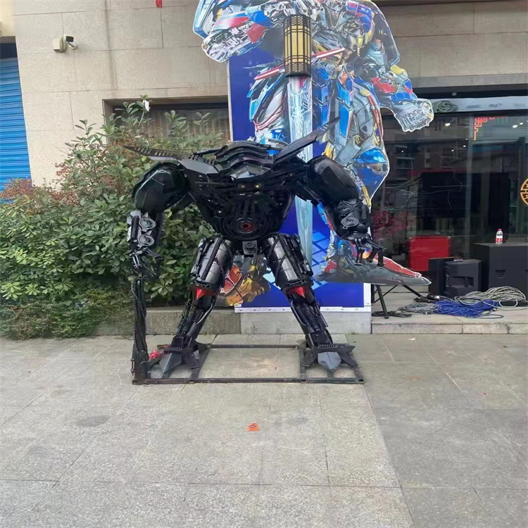 铁艺变形金刚模型出租 各种高度变形金刚现货出租出售