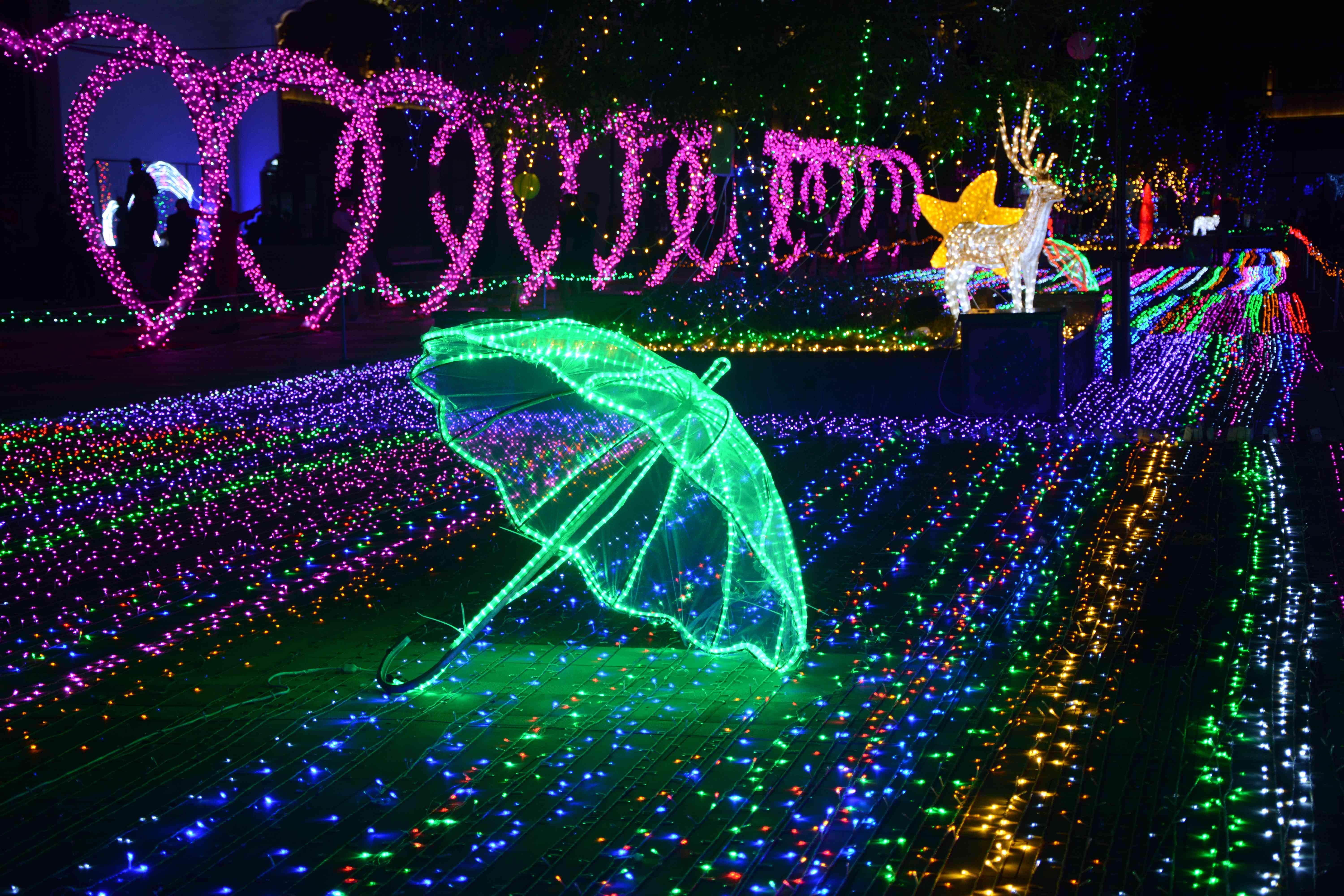 梦幻灯光节 灯光展造型展览出租 灯光美晨展