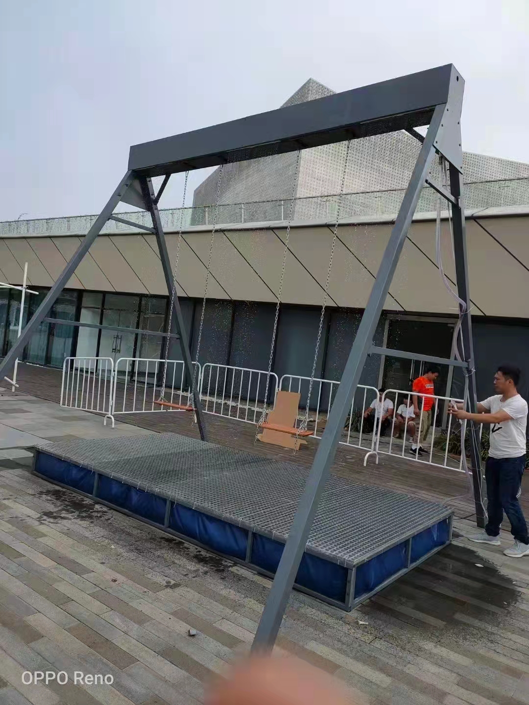 网红瀑布秋千水幕秋千雨幕秋千