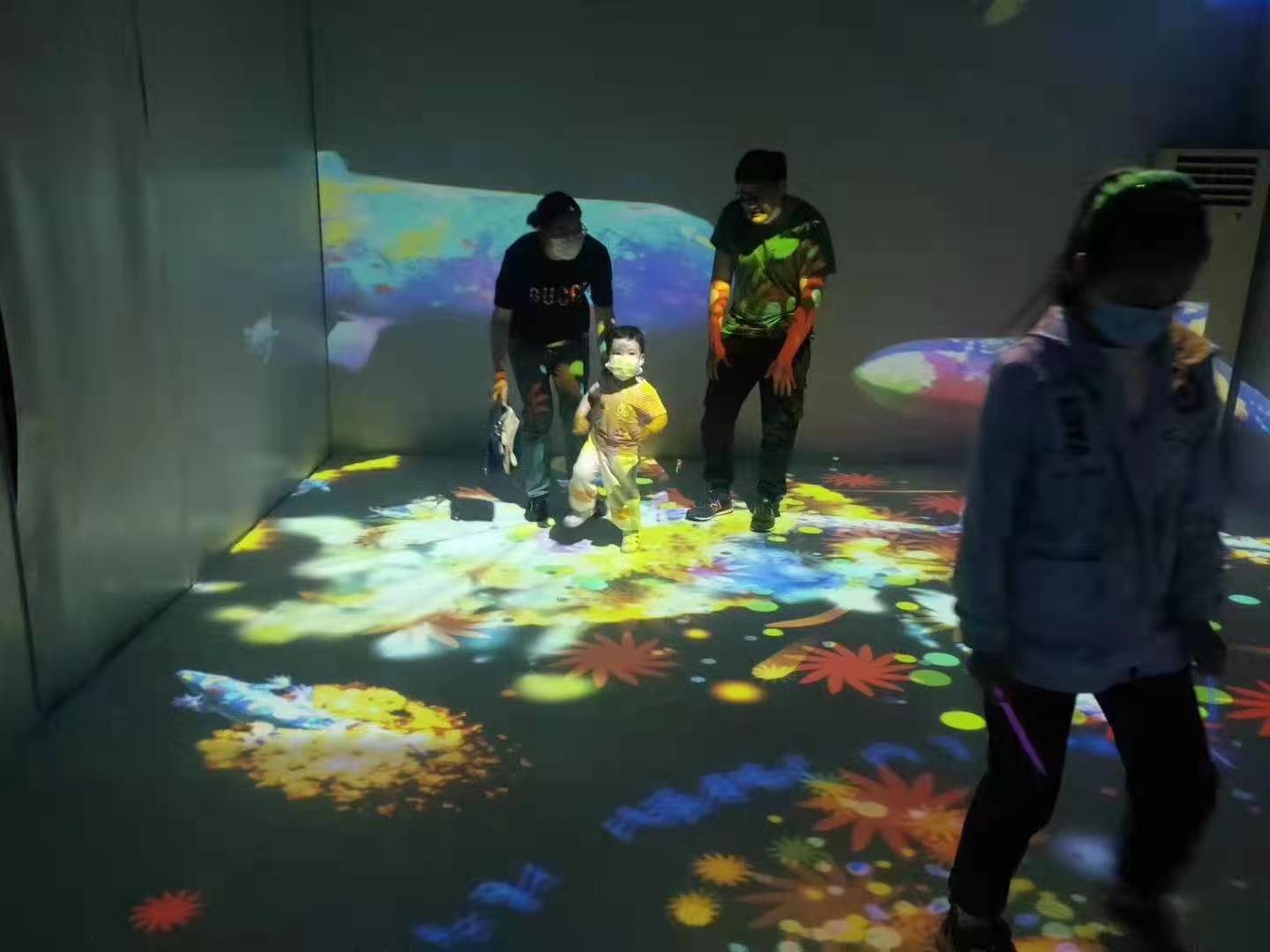 沉浸式互动投影出租全息餐厅互动投影厂家定制