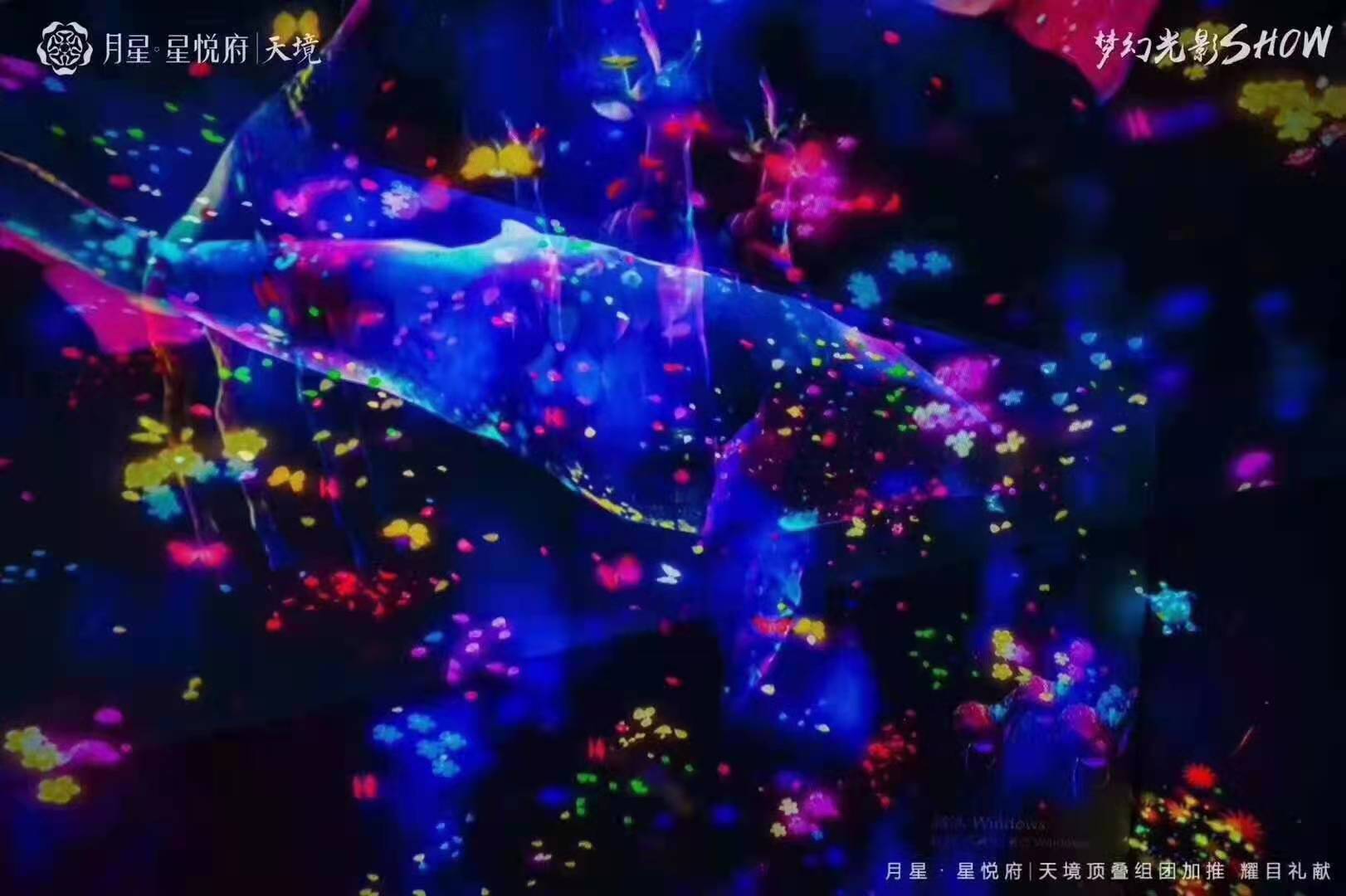 沉浸式互动投影出租全息餐厅互动投影厂家定制