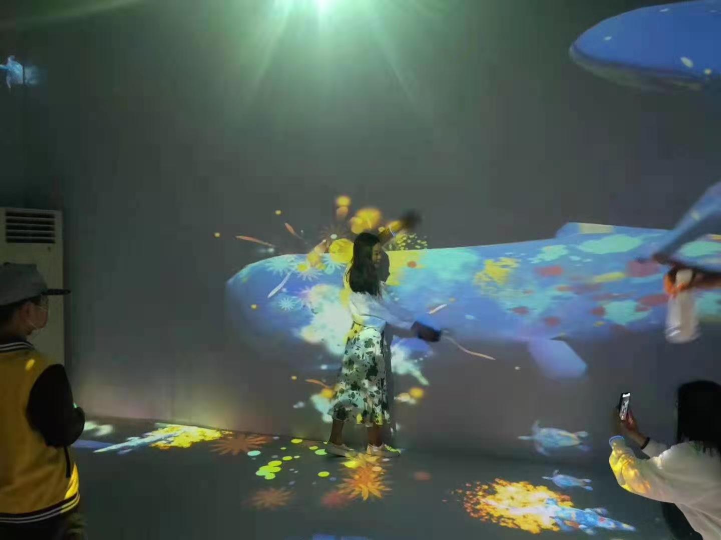 沉浸式互动投影出租全息餐厅互动投影厂家定制