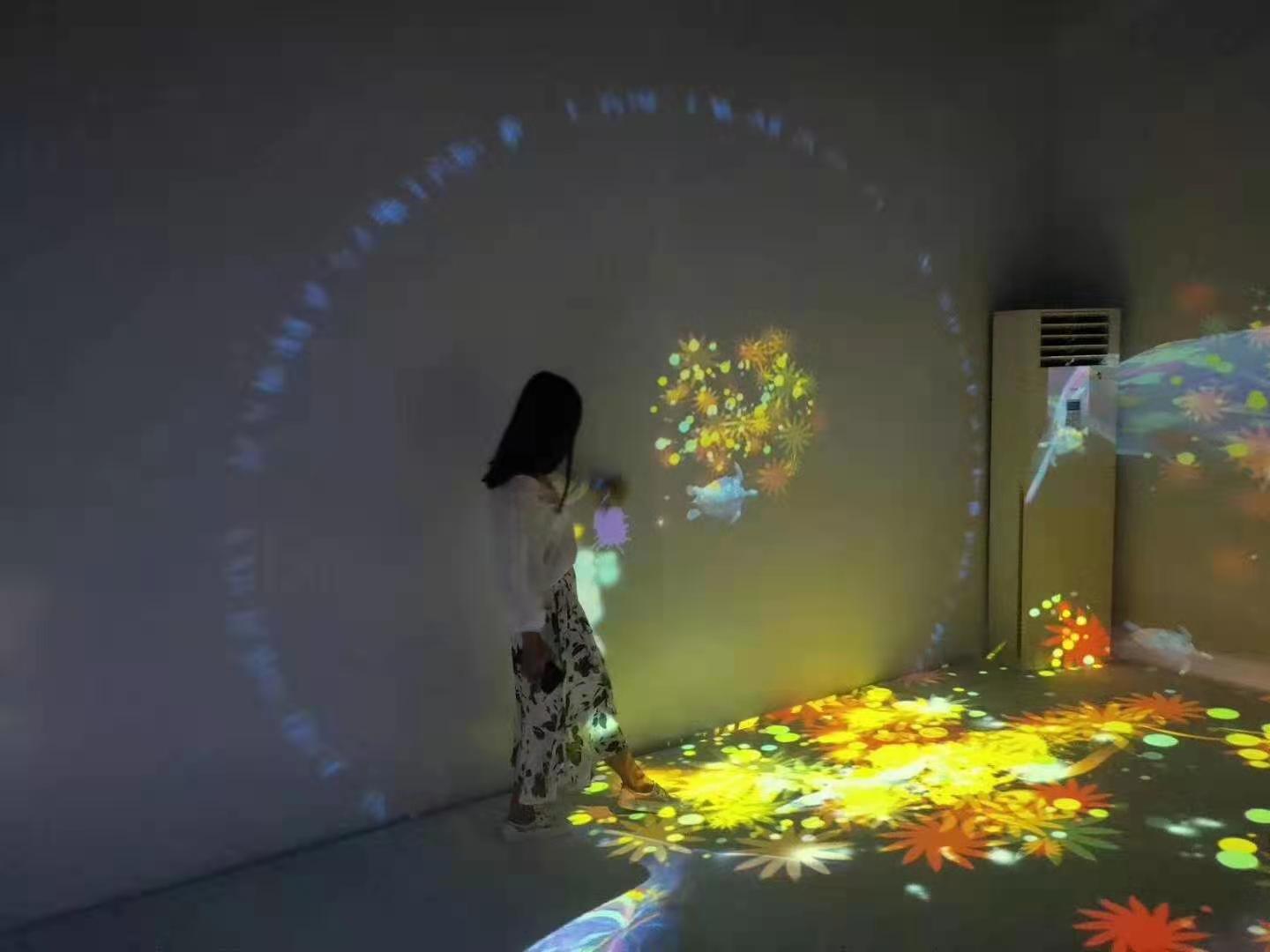 沉浸式互动投影出租全息餐厅互动投影厂家定制