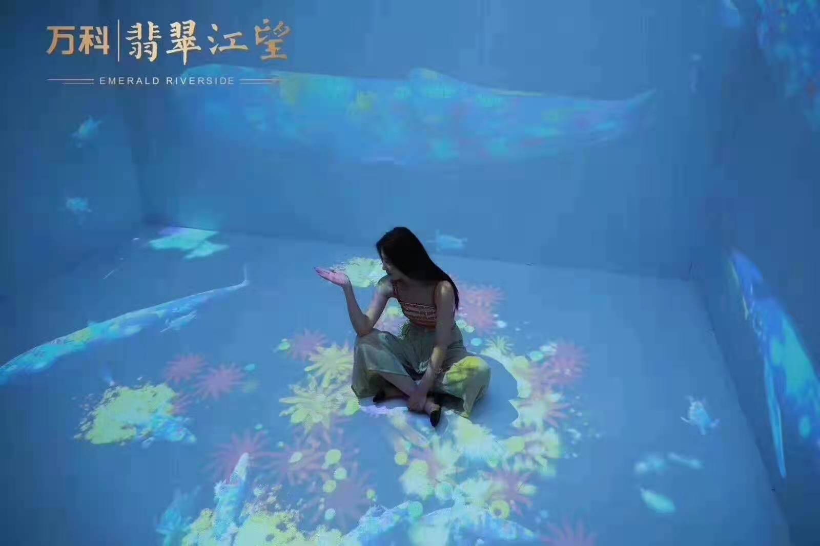 沉浸式互动投影出租全息餐厅互动投影厂家定制