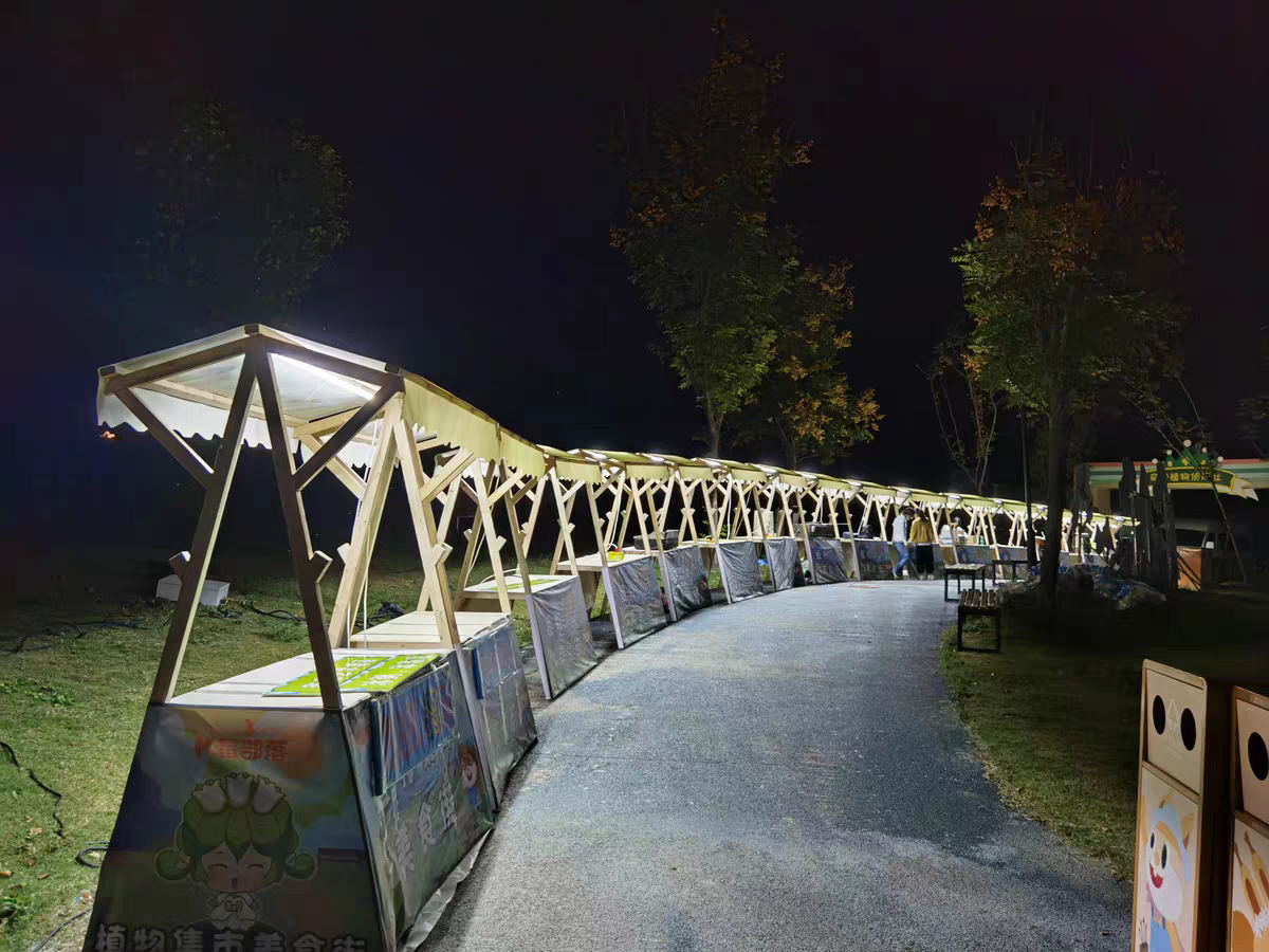 市集摊位展示架户外木质花车网红夜市活动摆摊桌集市会展地产景区