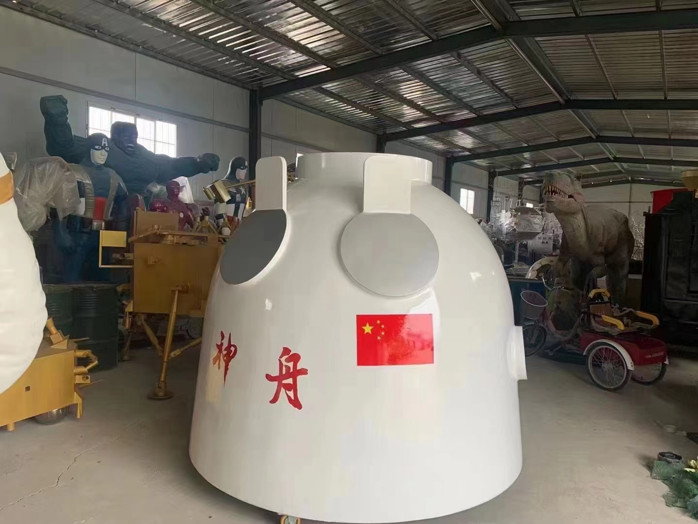航天科技展 航空展 火箭 对接舱 月球车