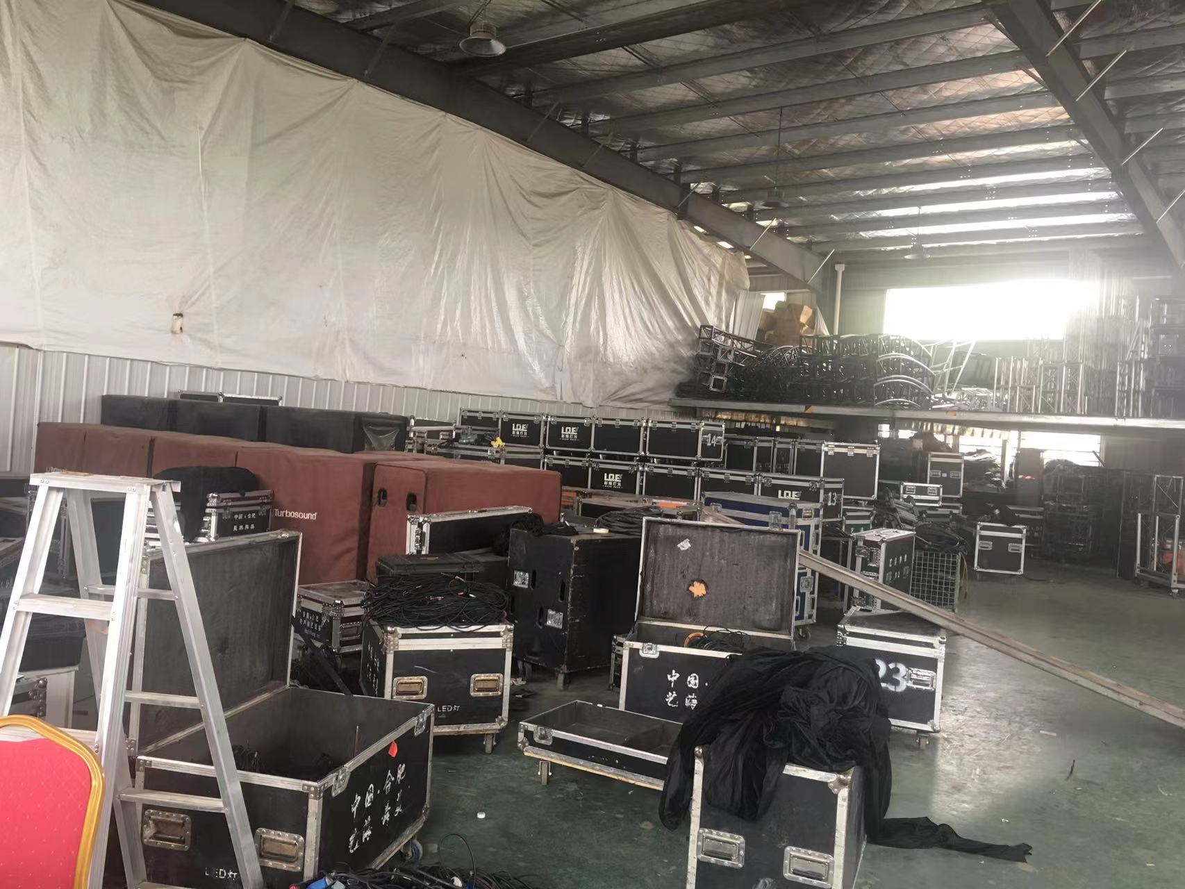 自有木工工厂，AV设备，各种活动搭建物料