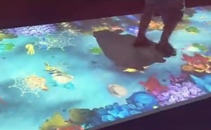 全息通道迎宾 全息地面互动投影 全息水幕  裸眼3D舞台 