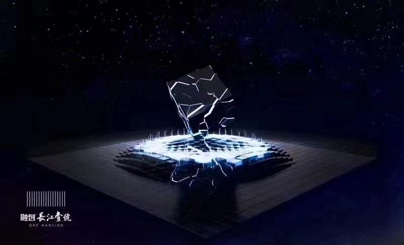 裸眼3D舞台，三折幕舞台