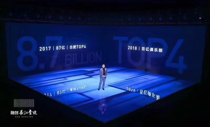 裸眼3D舞台，三折幕舞台