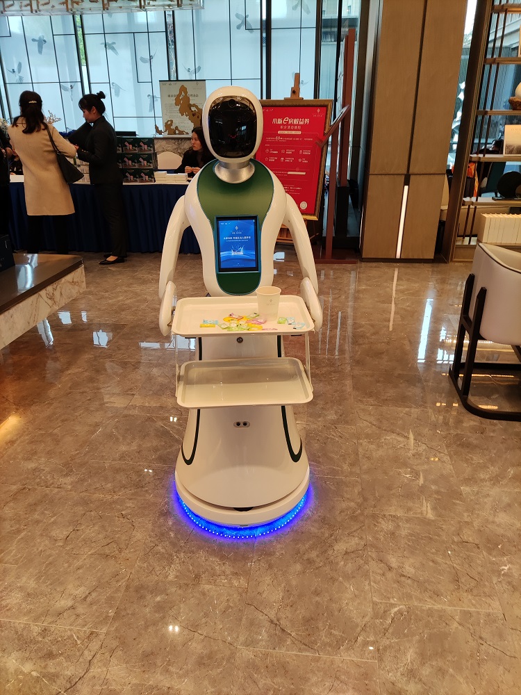 送餐机器人租赁 地产活动会议颁奖机器人 人形送餐机器人租赁