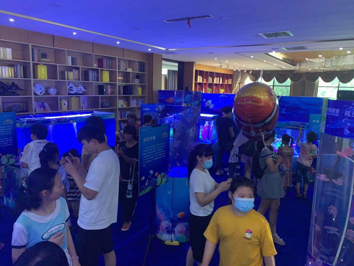 海洋主题展 海洋生物鱼缸展示 海洋展