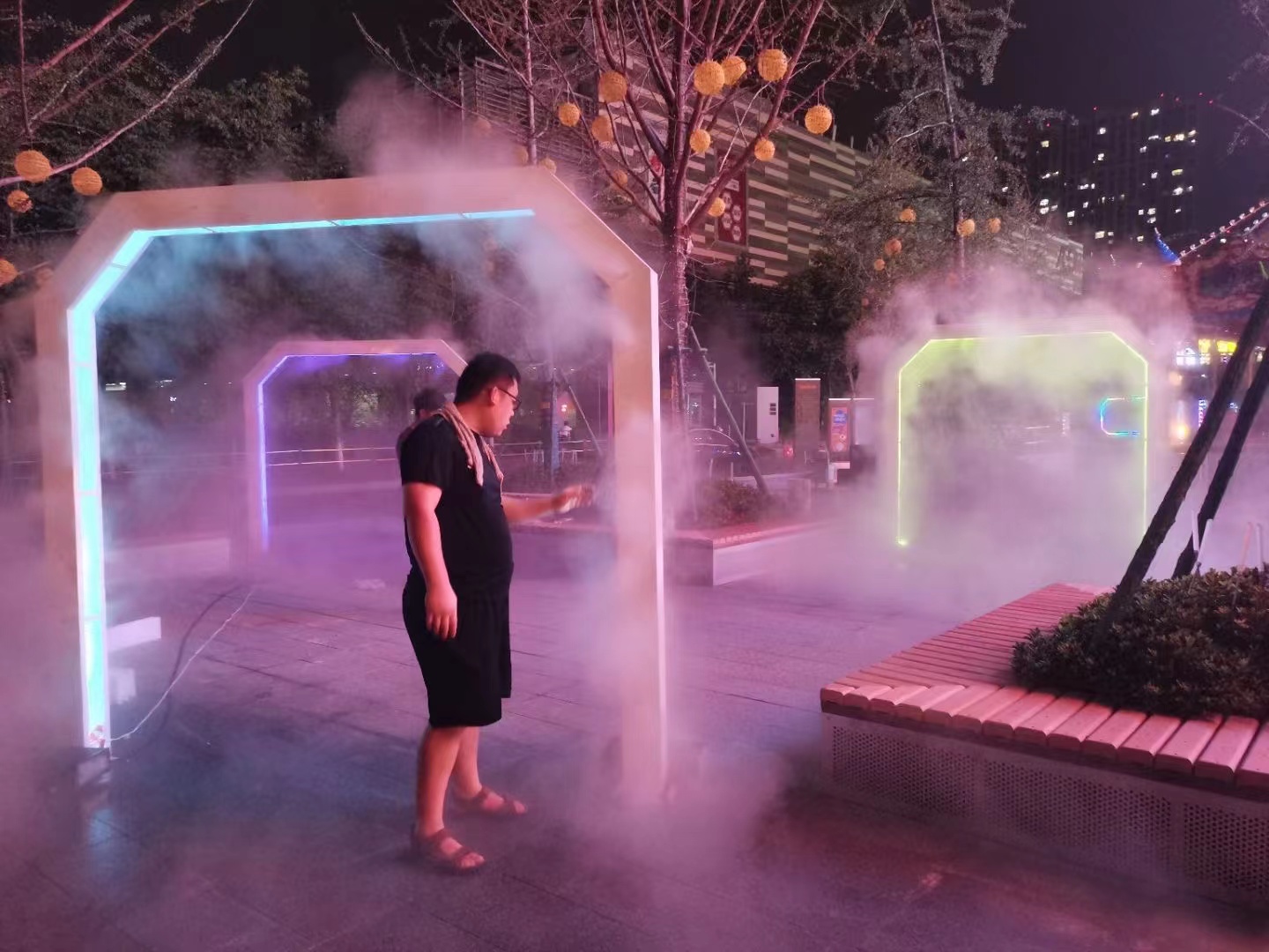 水雾门雾森