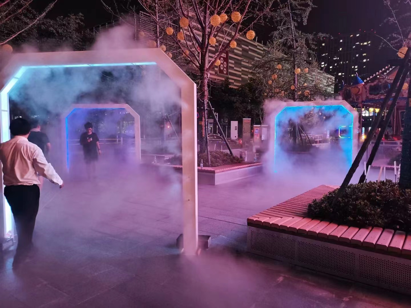 水雾门雾森