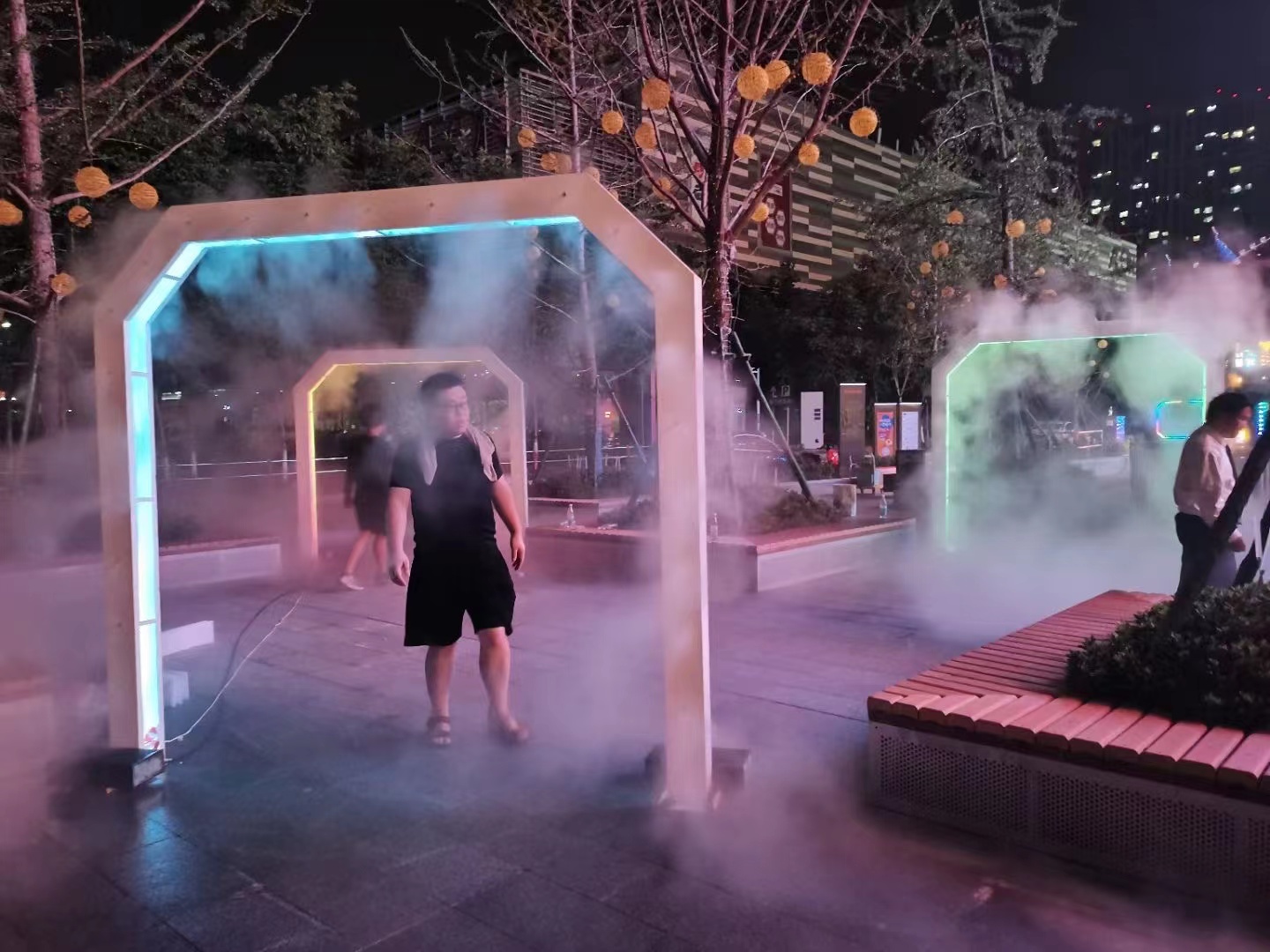 水雾门雾森