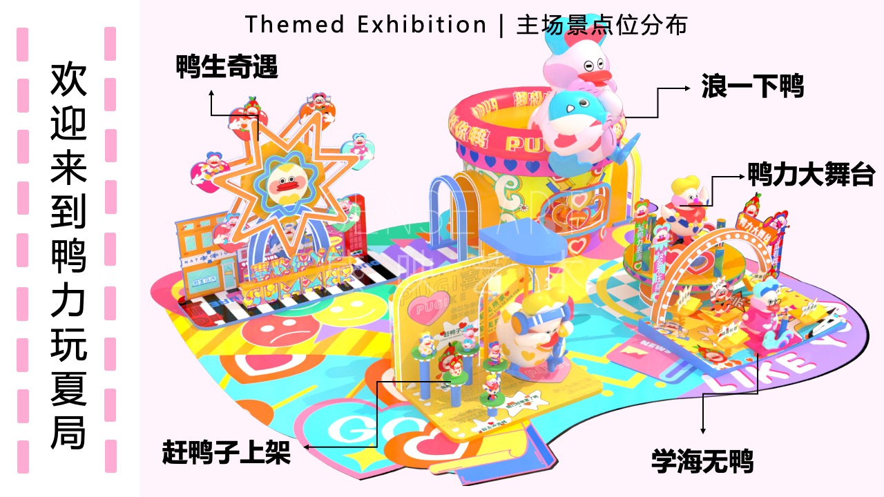 【鸭力玩夏局】IP美陈装置展