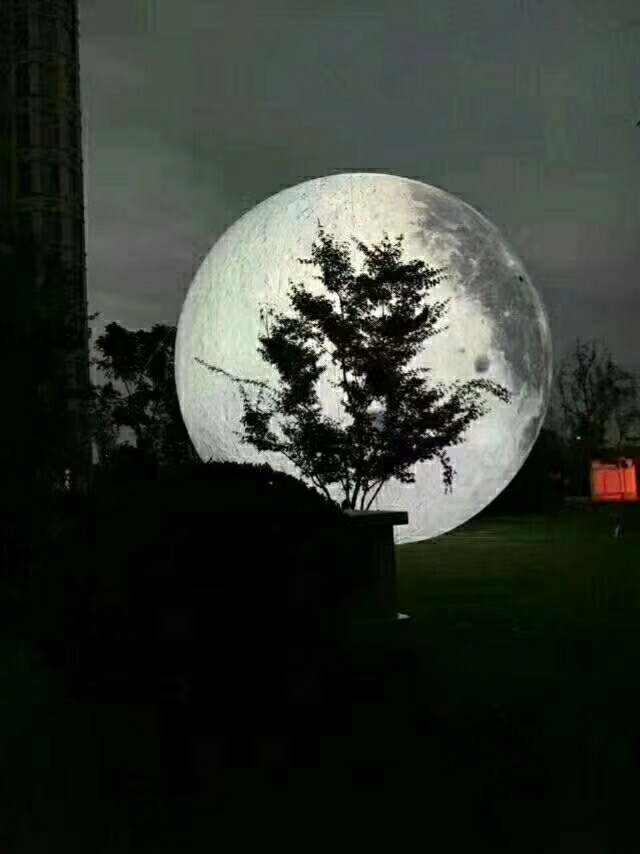 中秋节发光月球，发光玉兔