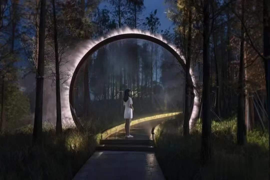 雾环装置 雾环隧道