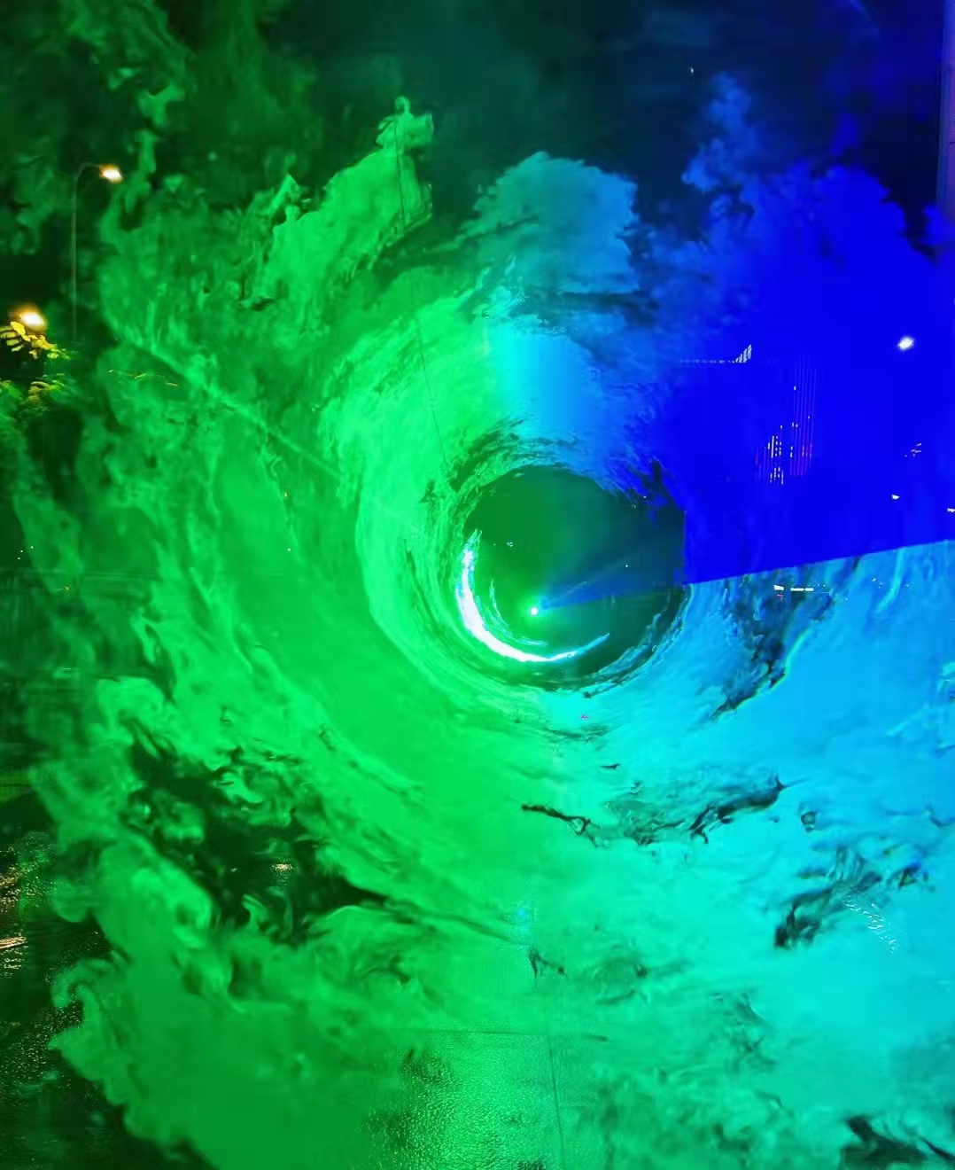 景区夜游激光秀北极之光