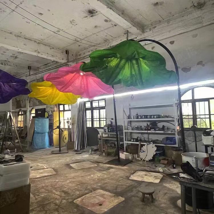 网红感应牵牛花  自动开合灯光花朵