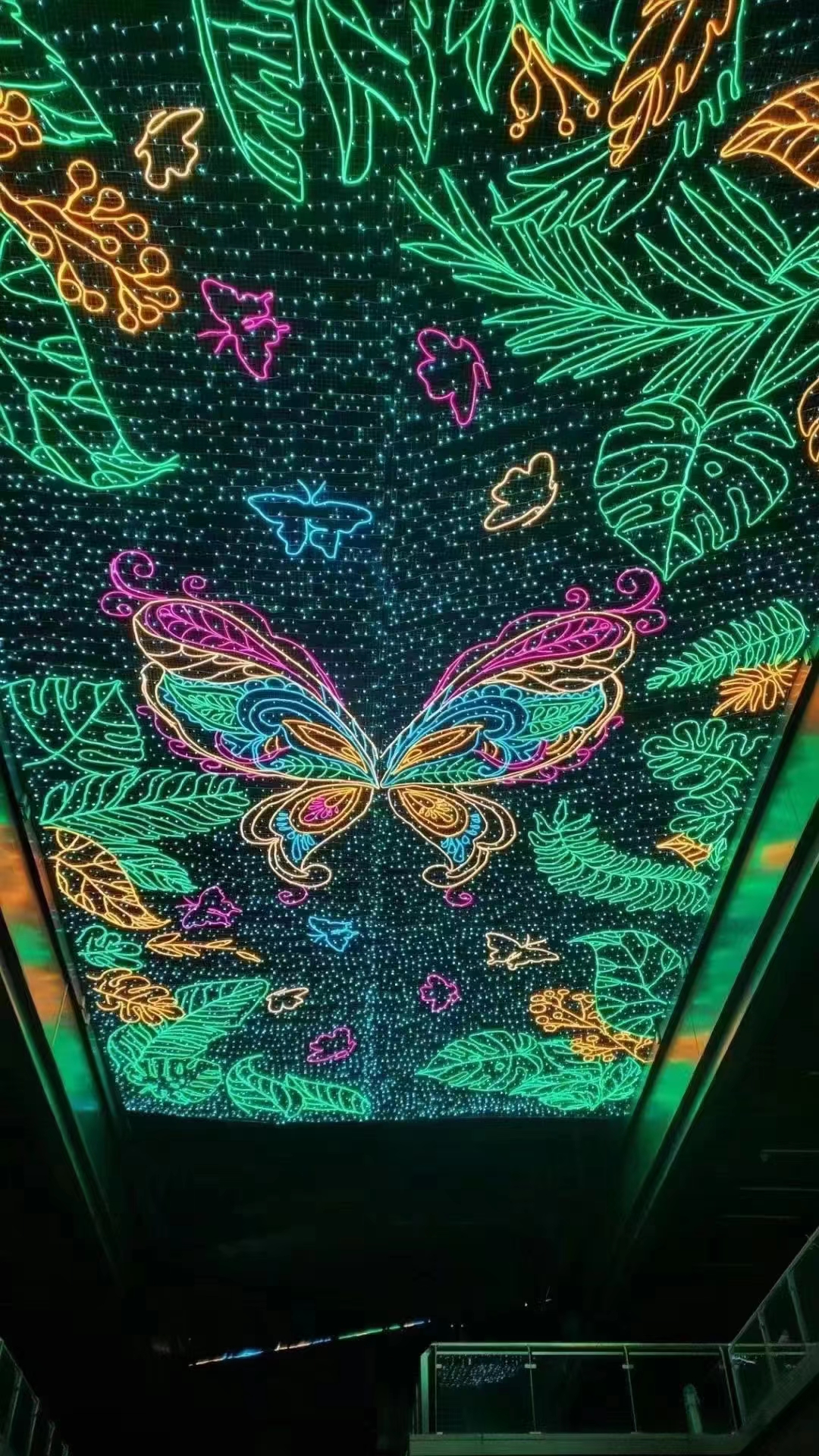 网红灯光天幕商业街亮化