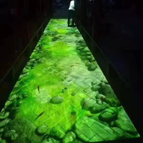 户外地面投影出租 夜游内容定制开发 设备安装