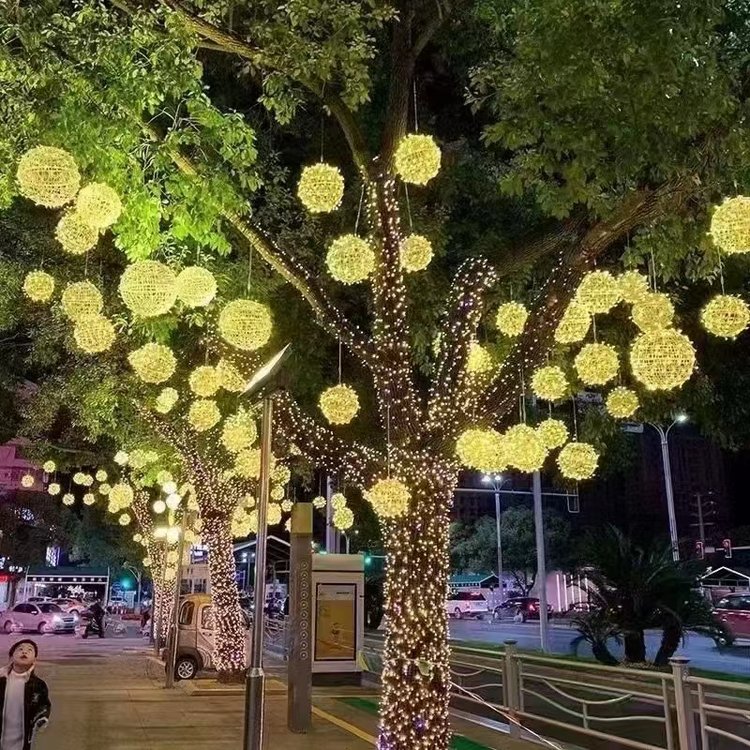  上海树木亮化 草坪灯光工程 景区街道 公园 商场灯光亮化
