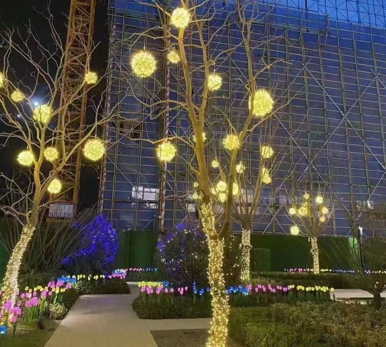  上海树木亮化 草坪灯光工程 景区街道 公园 商场灯光亮化
