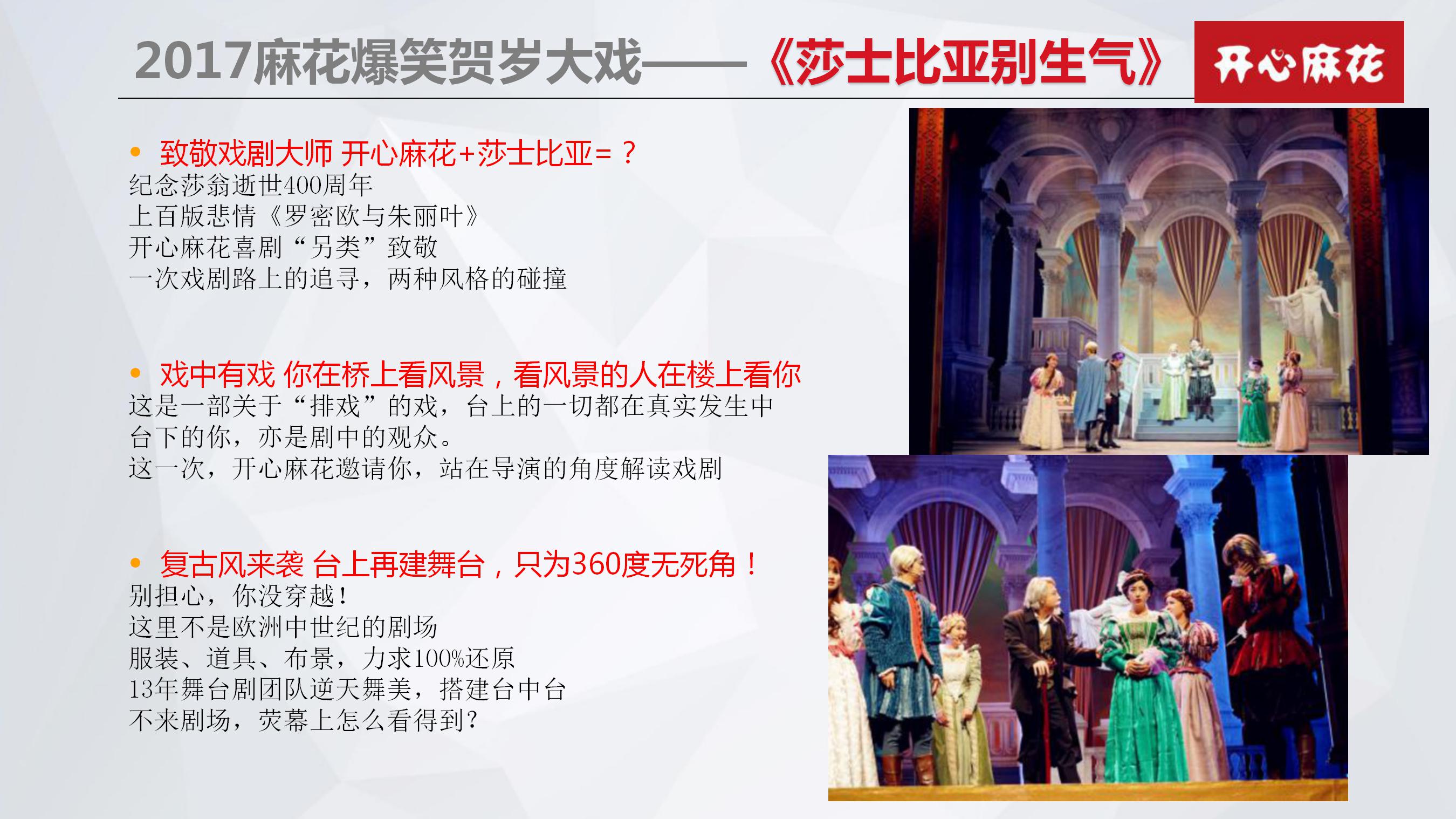 开心麻花舞台剧《莎士比亚别生气》