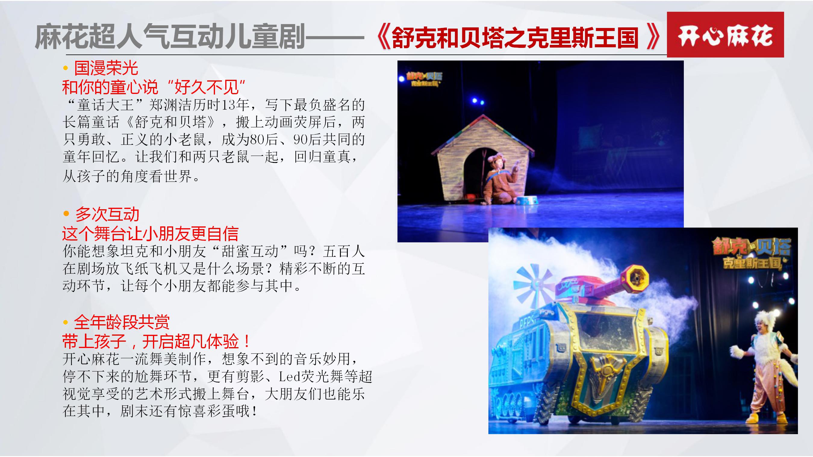 开心麻花舞台剧《舒克和贝塔之克里斯王国》
