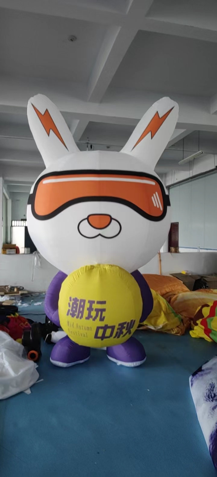 充气兔子气模大集合景区装饰商场美陈开业庆典活动宣传气模道具