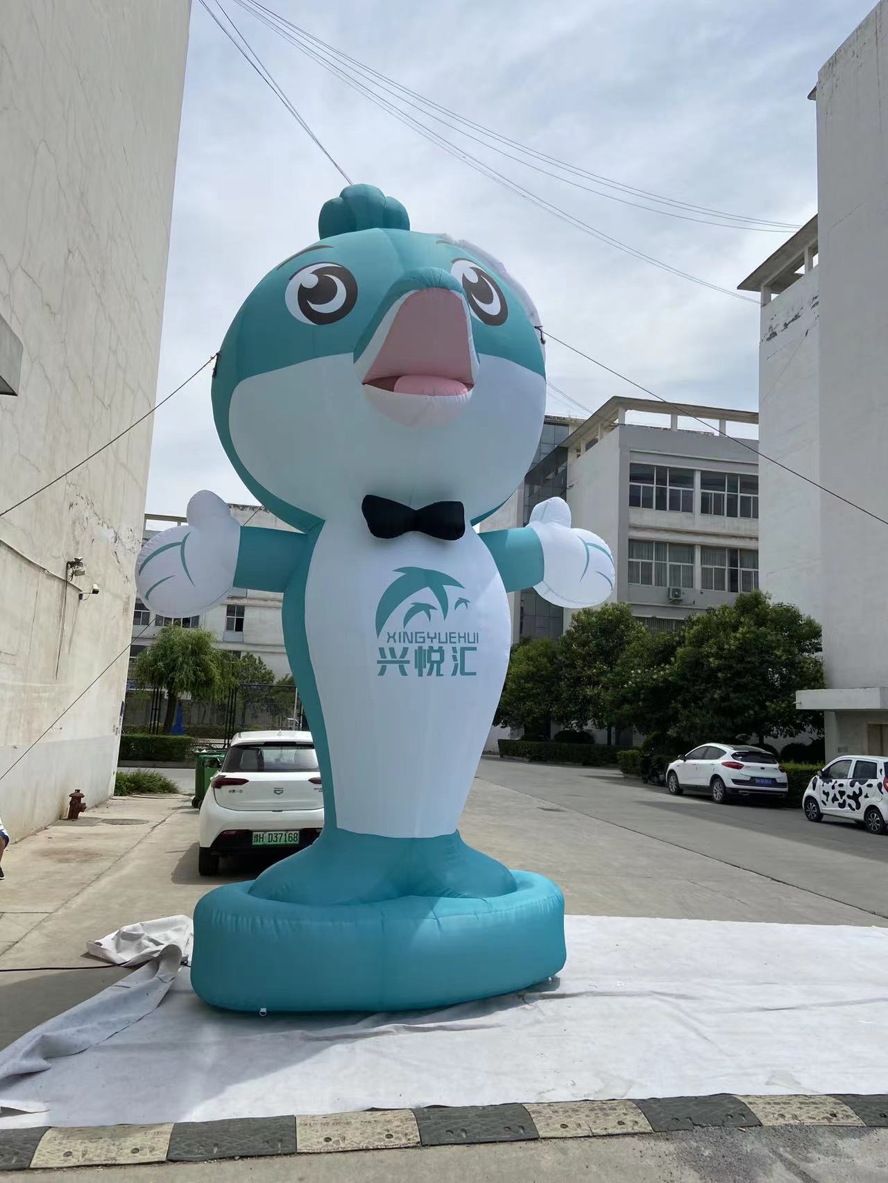 充气章鱼气模海豚鲸鱼模型景区节日店庆海洋主题公园动物美陈