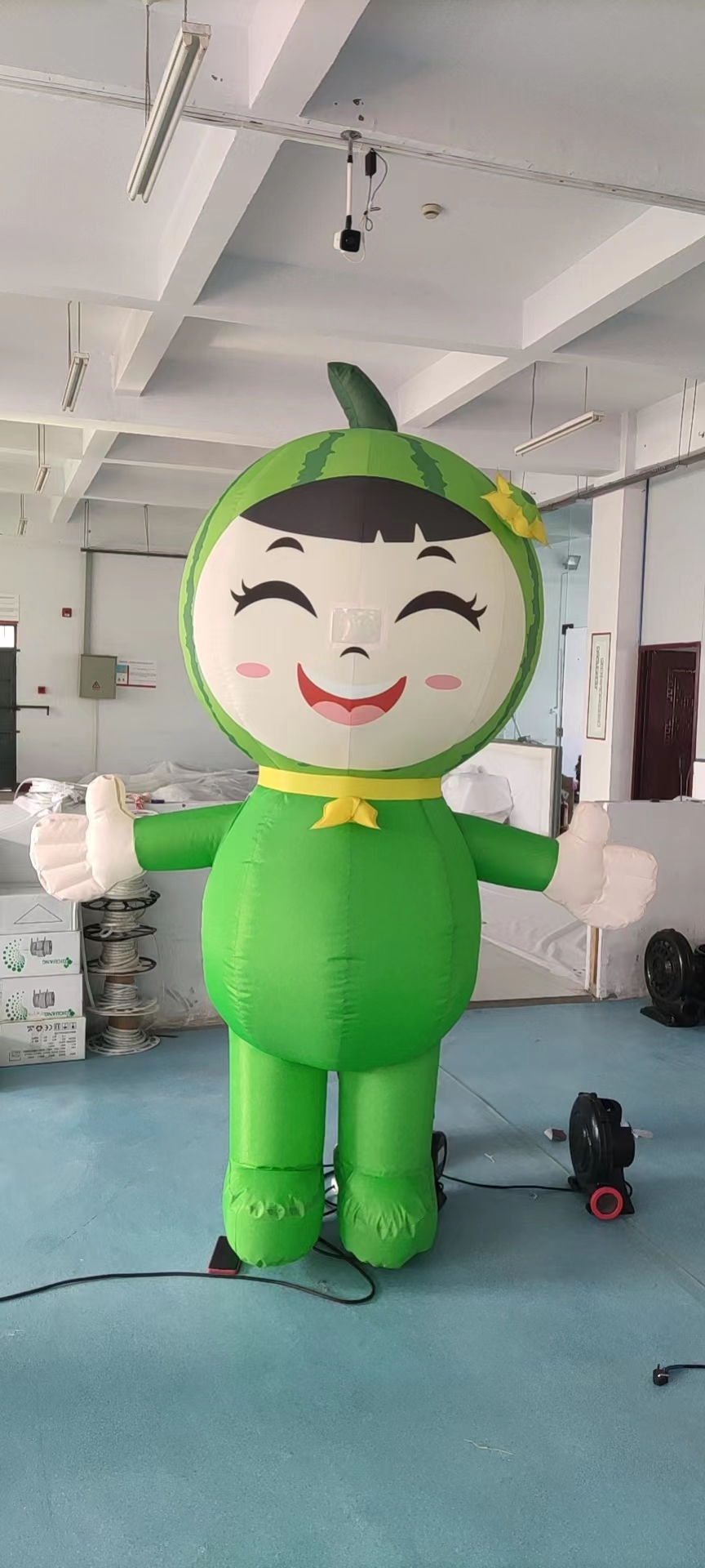 定制充气卡通水果蔬菜气模拱门西瓜菠萝草莓模型行走人偶农场活动
