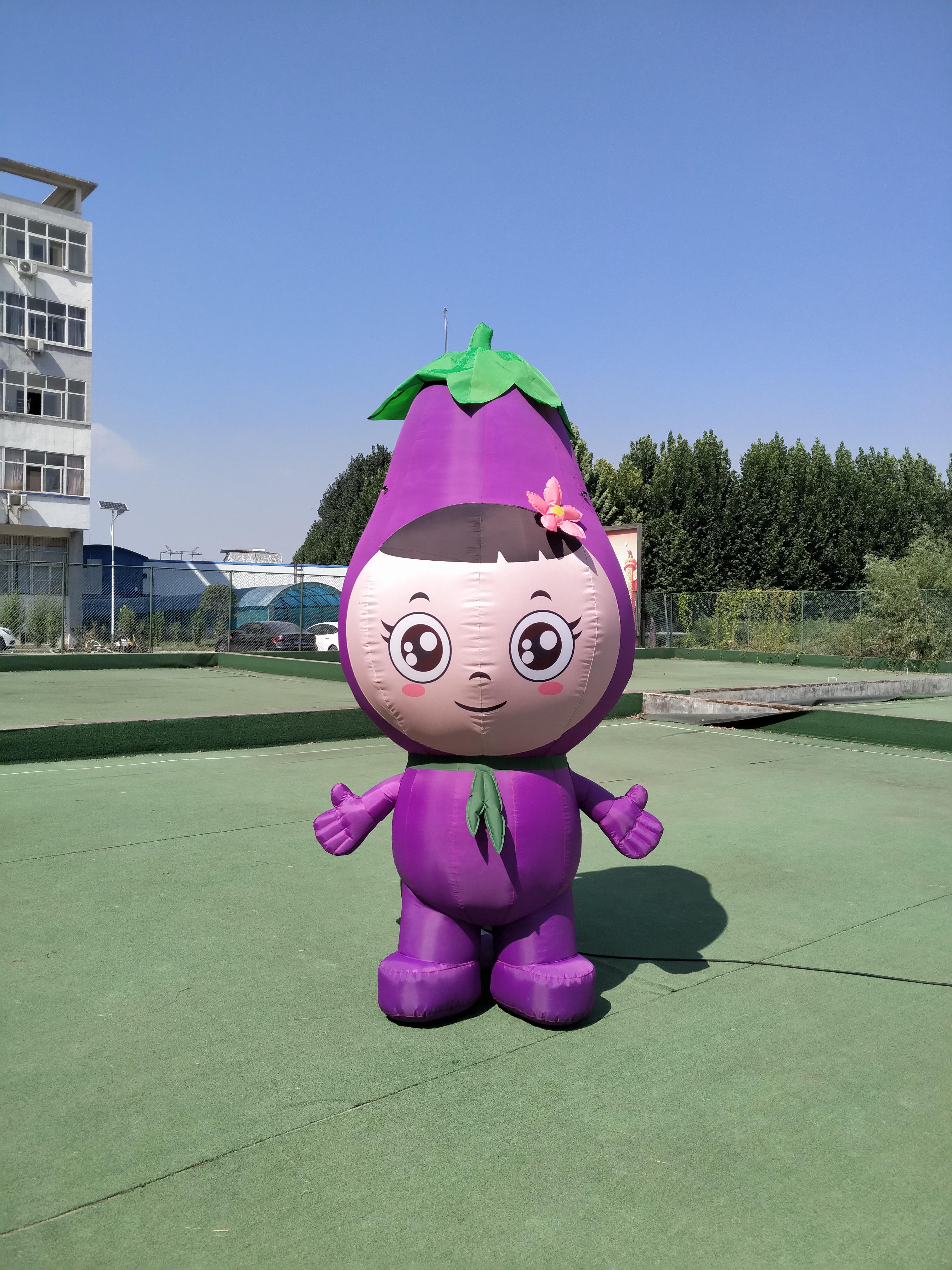 定制充气卡通蔬菜水果气模西瓜蘑菇行走人偶模型农场广告活动宣传