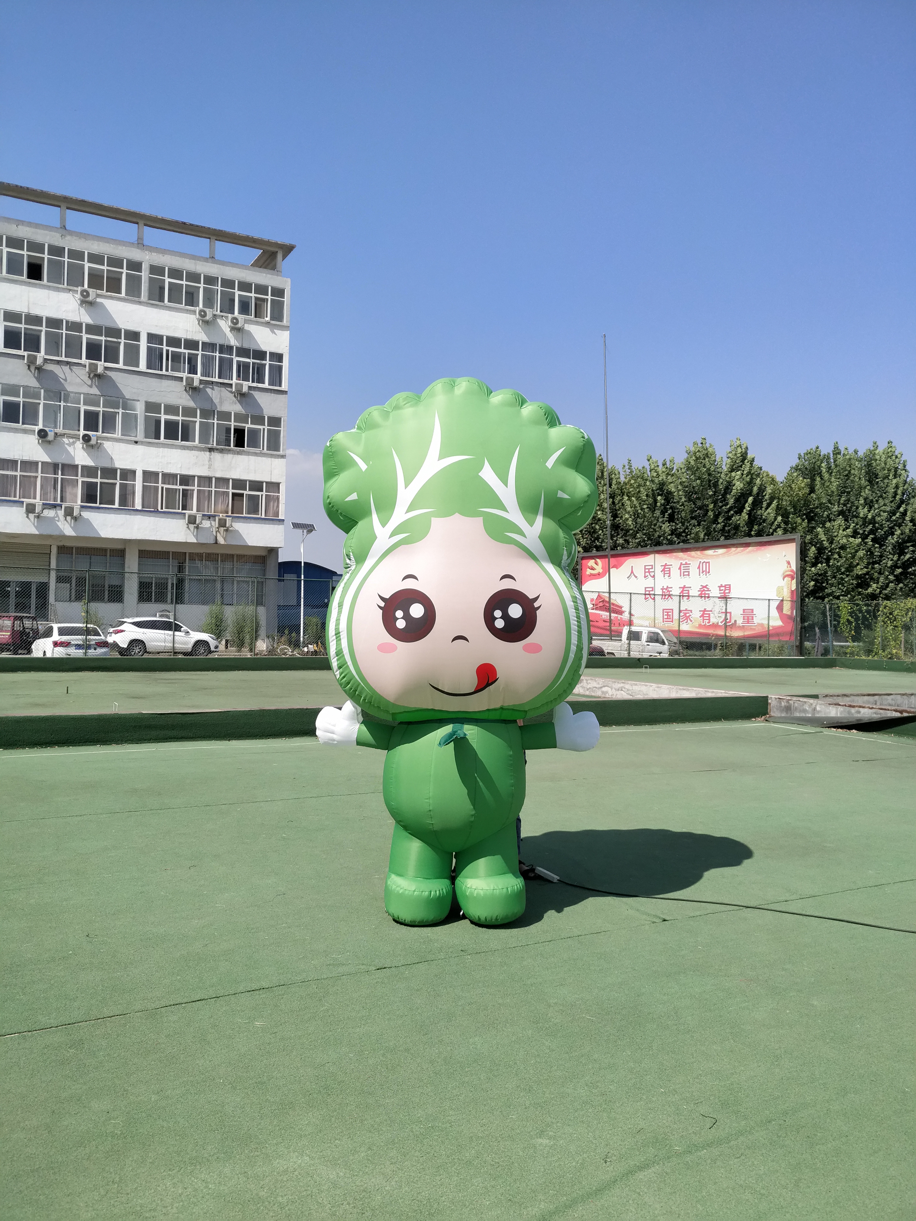 定制充气卡通蔬菜水果气模西瓜蘑菇行走人偶模型农场广告活动宣传