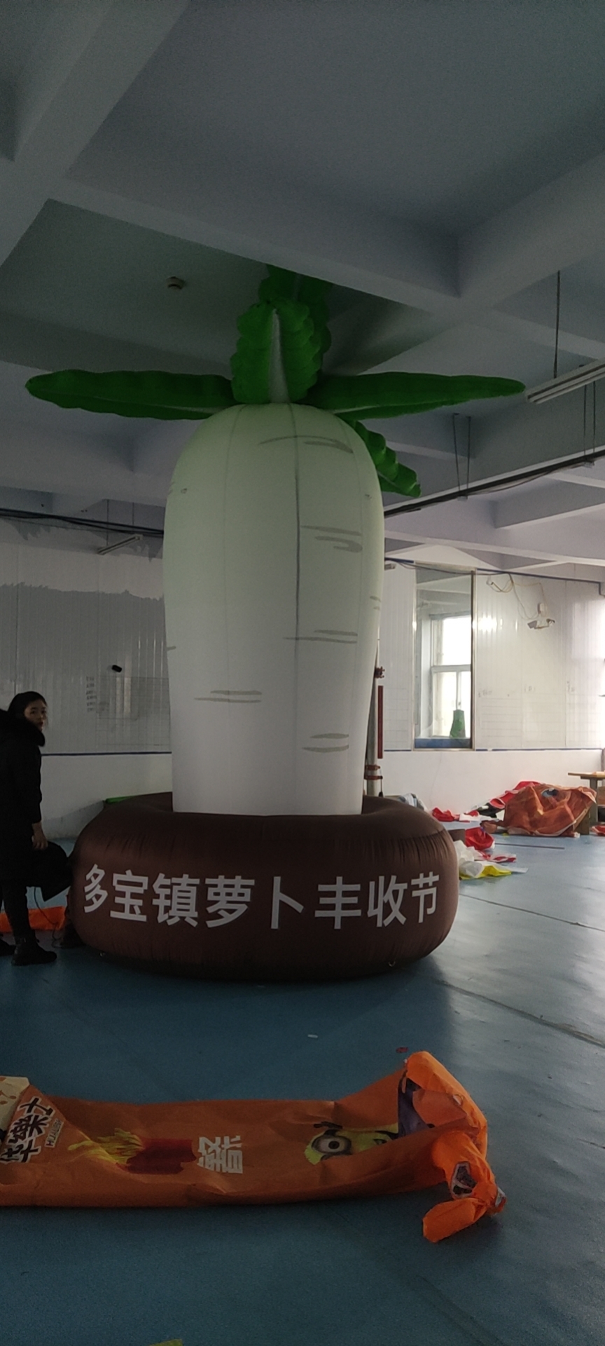 定制充气卡通蔬菜水果气模西瓜蘑菇行走人偶模型农场广告活动宣传