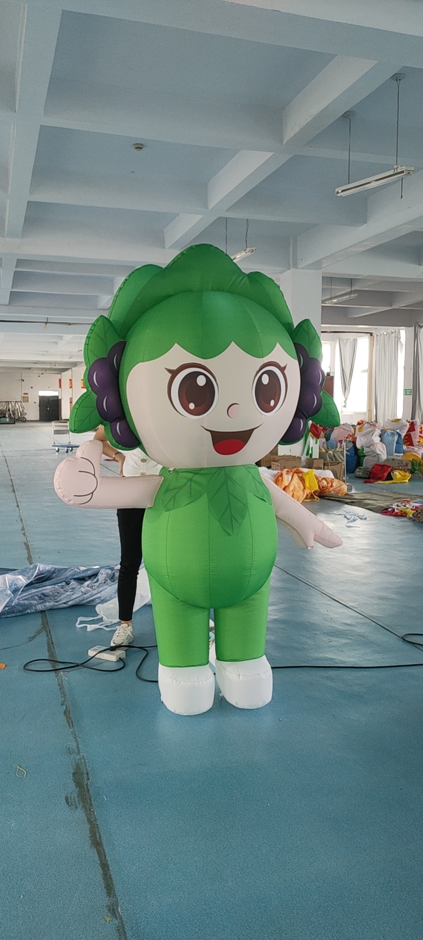 定制充气卡通蔬菜水果气模西瓜蘑菇行走人偶模型农场广告活动宣传