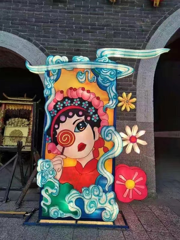 国潮花灯节日灯会网红美陈打卡