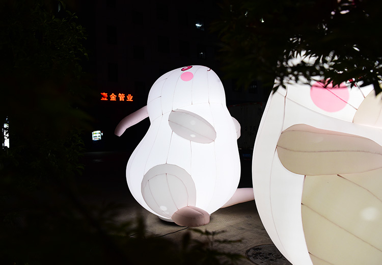 卡通动物气模——兔子系列