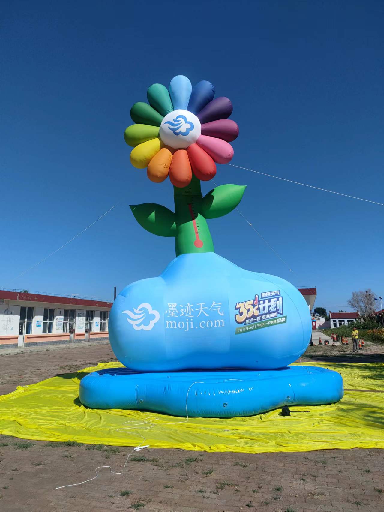气密充气美陈花朵