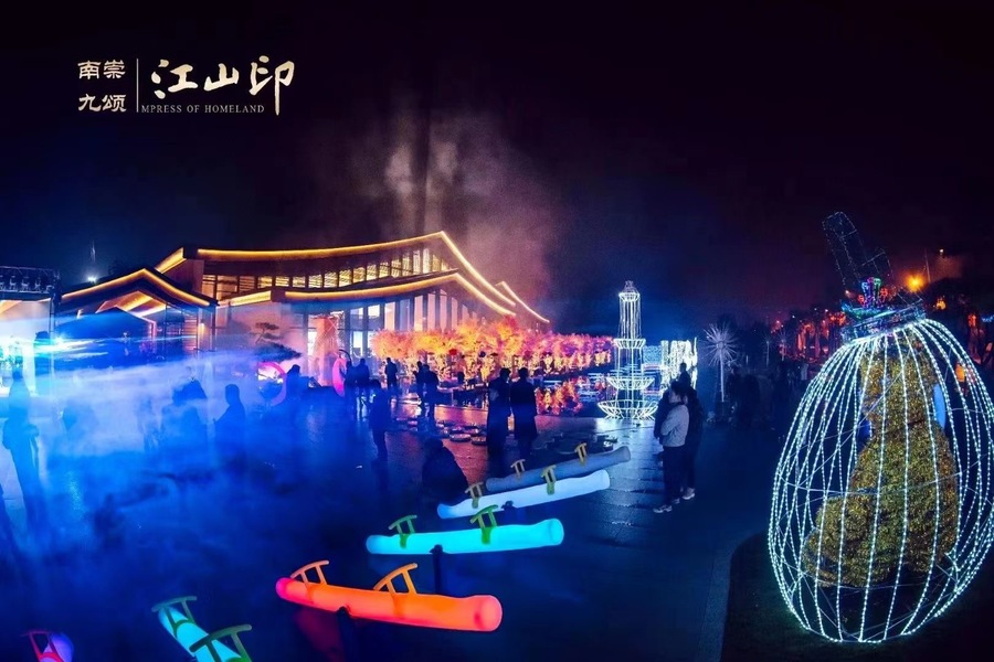 梦幻灯光节售楼处包装景区引流