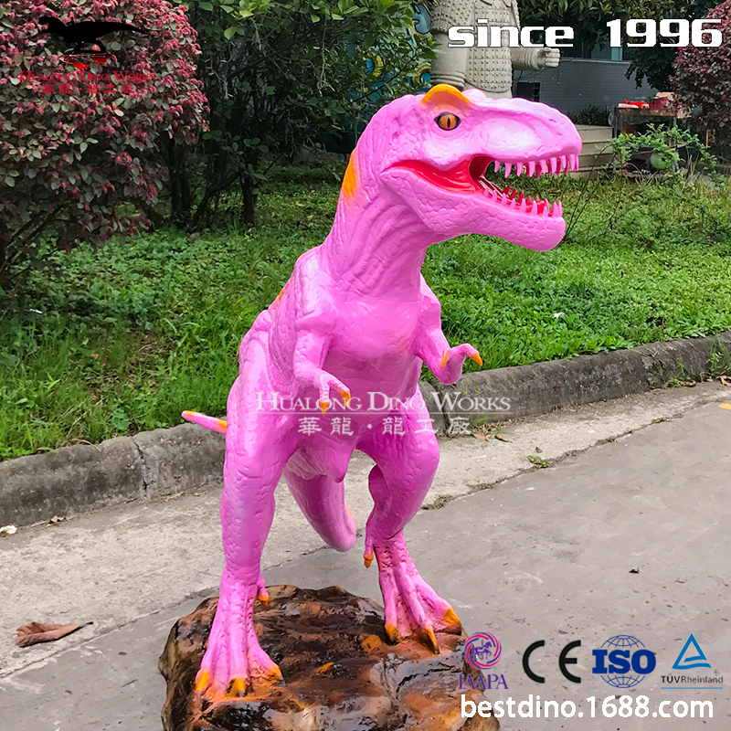 恐龙动物玻璃钢雕塑制作商场办公室网红摆件科技馆博物馆道具