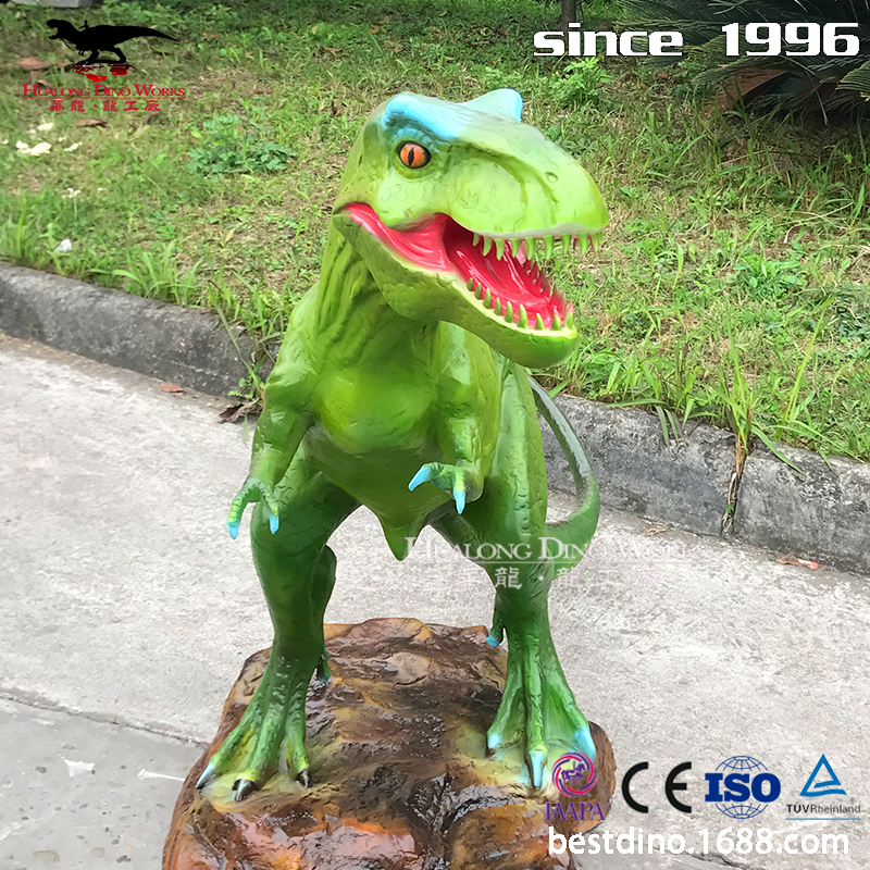 恐龙动物玻璃钢雕塑制作商场办公室网红摆件科技馆博物馆道具