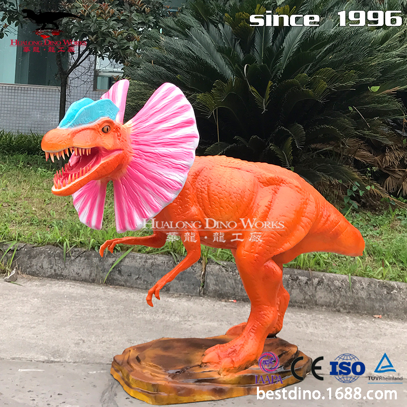 恐龙动物玻璃钢雕塑制作商场办公室网红摆件科技馆博物馆道具
