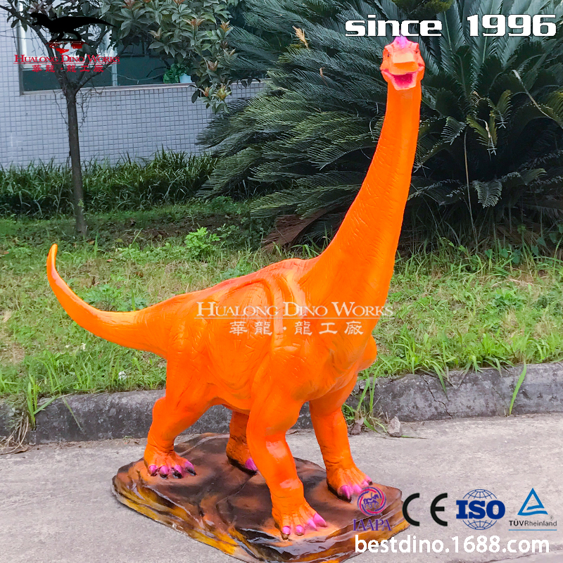 恐龙动物玻璃钢雕塑制作商场办公室网红摆件科技馆博物馆道具
