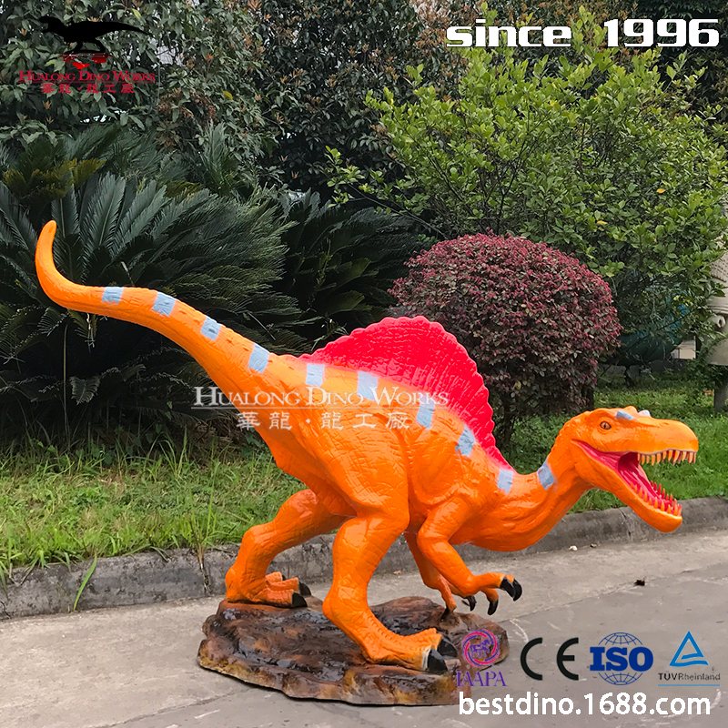 恐龙动物玻璃钢雕塑制作商场办公室网红摆件科技馆博物馆道具
