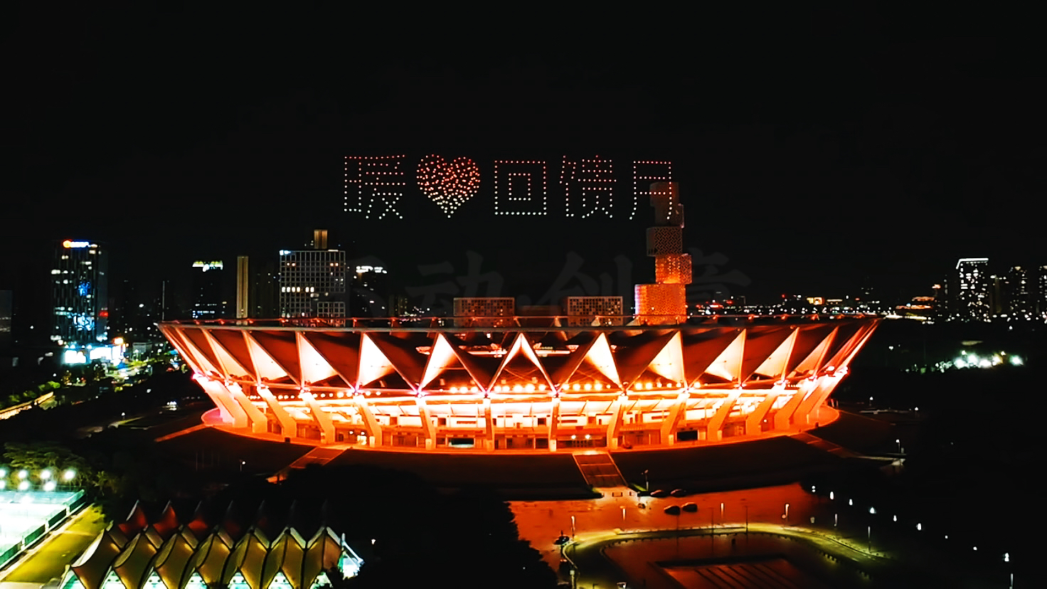 无人机灯光秀、无人机编队